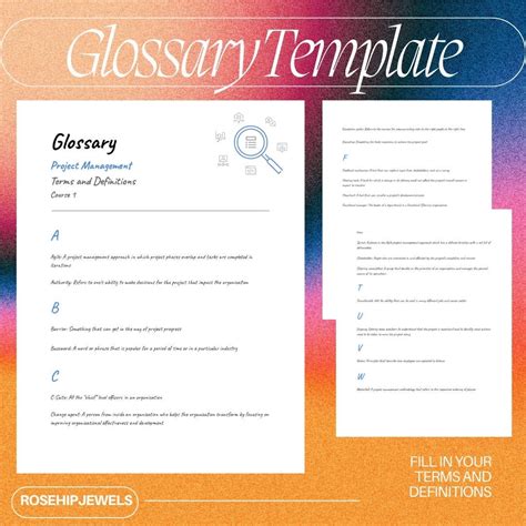 GLOSSARY .